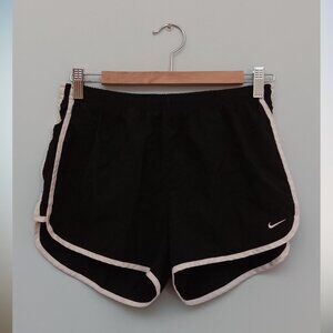 Nike Fit Dry Shorts Black White Side Stripe M